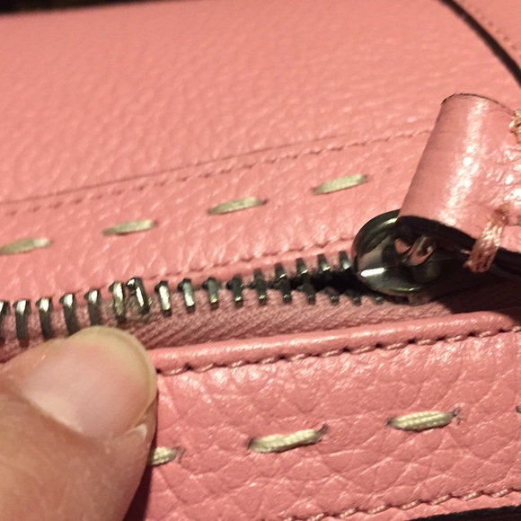 Large BCBG MaxAzria leather Weekend bag - Picture 5 of 8